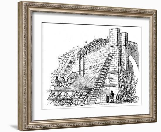 Lord Rosse's 72 In/1.8M Reflecting Telescope, 1849-null-Framed Giclee Print