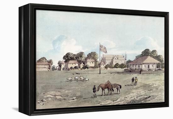 Lord's Cricket Ground in 1837, c.1860-English School-Framed Premier Image Canvas