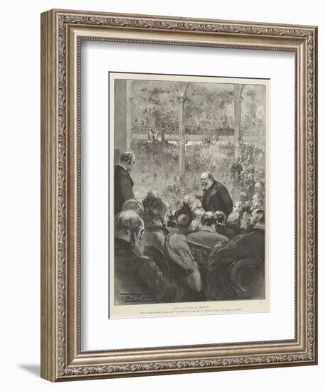 Lord Salisbury at Preston-Thomas Walter Wilson-Framed Giclee Print