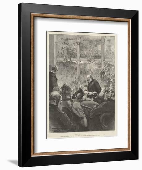 Lord Salisbury at Preston-Thomas Walter Wilson-Framed Giclee Print