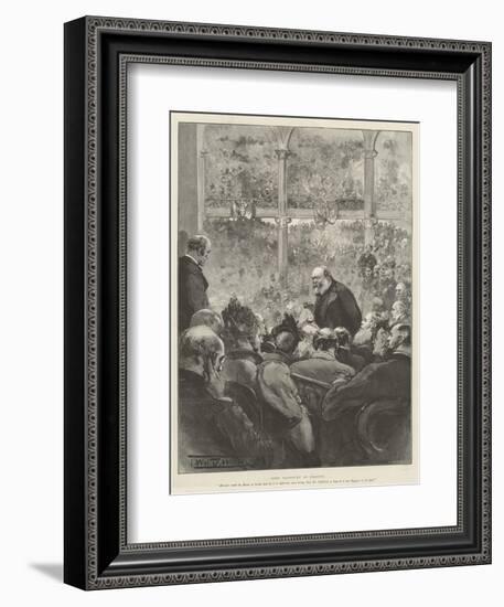 Lord Salisbury at Preston-Thomas Walter Wilson-Framed Giclee Print