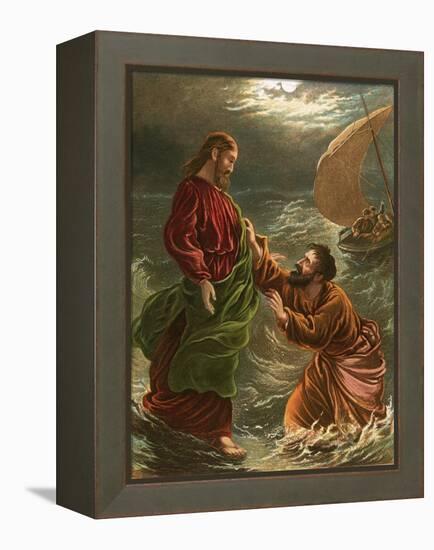 Lord, Save Me!-English-Framed Premier Image Canvas