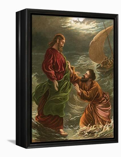 Lord, Save Me!-English-Framed Premier Image Canvas