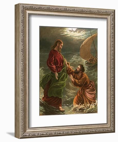 Lord, Save Me!-English-Framed Premium Giclee Print