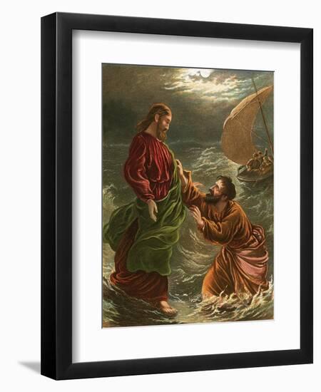 Lord, Save Me!-English-Framed Premium Giclee Print