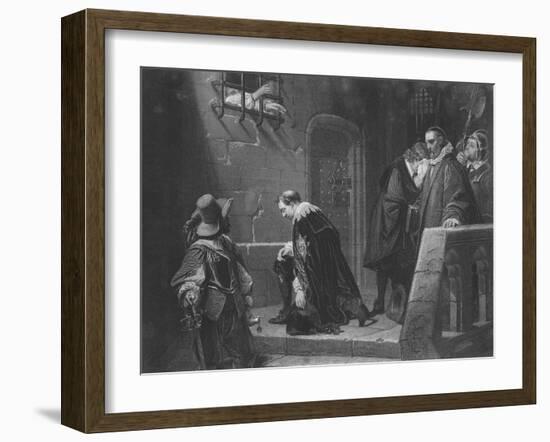 Lord Strafford led to execution-Hippolyte Delaroche-Framed Giclee Print