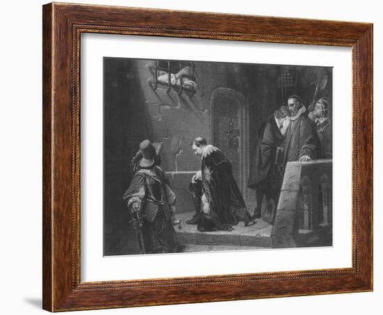 Lord Strafford led to execution-Hippolyte Delaroche-Framed Giclee Print