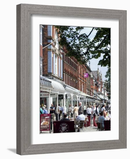 Lord Street, the Main Street of Southport, Merseyside, England, United Kingdom, Europe-Ethel Davies-Framed Photographic Print