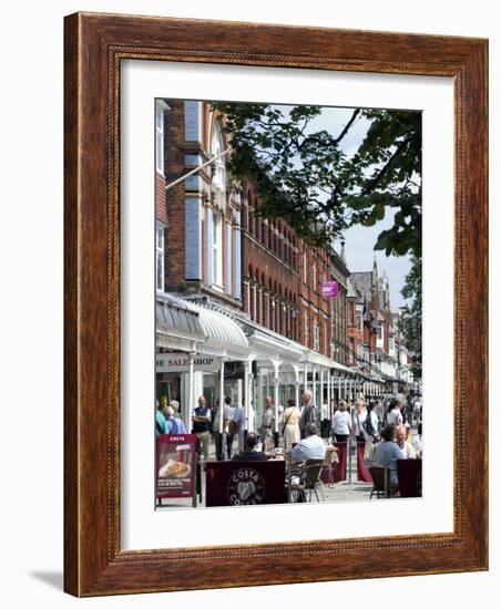 Lord Street, the Main Street of Southport, Merseyside, England, United Kingdom, Europe-Ethel Davies-Framed Photographic Print