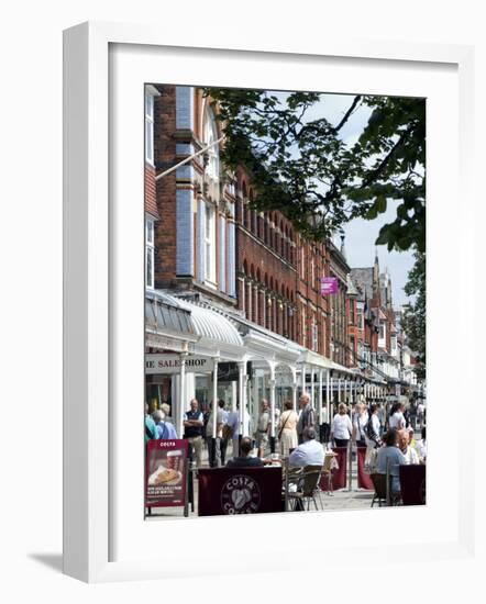 Lord Street, the Main Street of Southport, Merseyside, England, United Kingdom, Europe-Ethel Davies-Framed Photographic Print