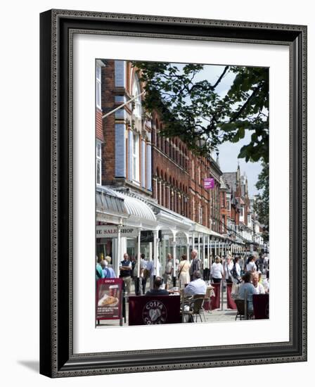 Lord Street, the Main Street of Southport, Merseyside, England, United Kingdom, Europe-Ethel Davies-Framed Photographic Print