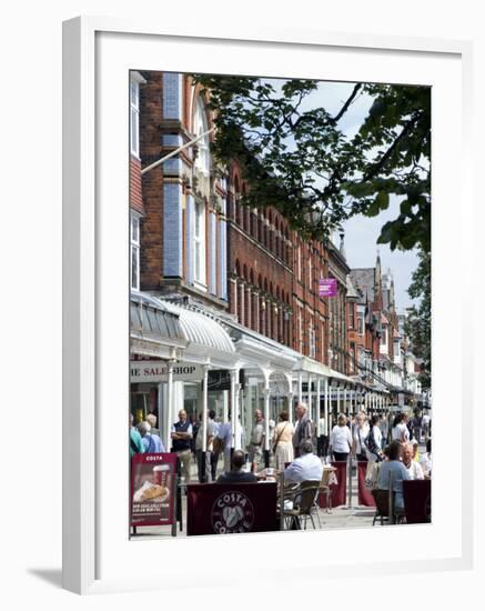 Lord Street, the Main Street of Southport, Merseyside, England, United Kingdom, Europe-Ethel Davies-Framed Photographic Print