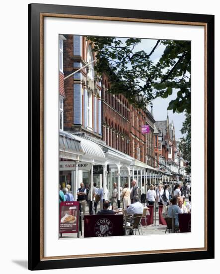 Lord Street, the Main Street of Southport, Merseyside, England, United Kingdom, Europe-Ethel Davies-Framed Photographic Print