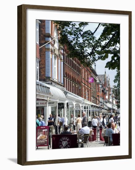 Lord Street, the Main Street of Southport, Merseyside, England, United Kingdom, Europe-Ethel Davies-Framed Photographic Print