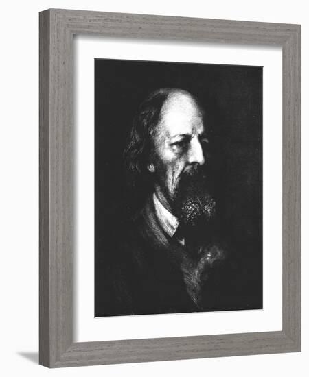 'Lord Tennyson', c1880, (1911)-Hubert von Herkomer-Framed Giclee Print