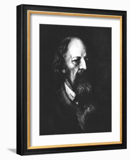 'Lord Tennyson', c1880, (1911)-Hubert von Herkomer-Framed Giclee Print