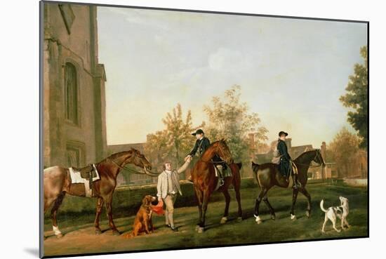 Lord Torrington's Hunt Servants Setting Out from Southill, Bedfordshire, c.1765-8-George Stubbs-Mounted Giclee Print