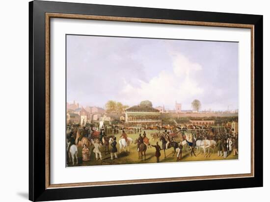 Lord Westminster's Cardinal Puff, with Sam Darling Up, Winning the Tradesman's Plate, Chester,…-William Tasker-Framed Giclee Print