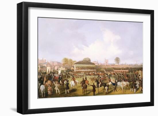 Lord Westminster's Cardinal Puff, with Sam Darling Up, Winning the Tradesman's Plate, Chester,…-William Tasker-Framed Giclee Print