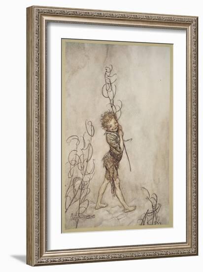 Lord, What Fools These Mortals Be!, Illustration from 'Midsummer Nights Dream'-Arthur Rackham-Framed Giclee Print