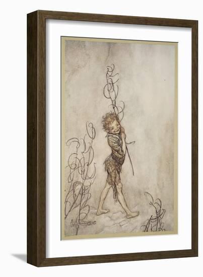 Lord, What Fools These Mortals Be!, Illustration from 'Midsummer Nights Dream'-Arthur Rackham-Framed Giclee Print