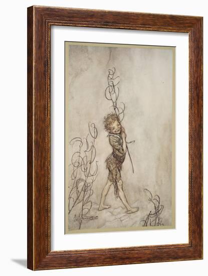 Lord, What Fools These Mortals Be!, Illustration from 'Midsummer Nights Dream'-Arthur Rackham-Framed Giclee Print