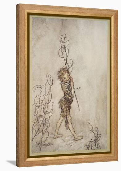 Lord, What Fools These Mortals Be!, Illustration from 'Midsummer Nights Dream'-Arthur Rackham-Framed Premier Image Canvas