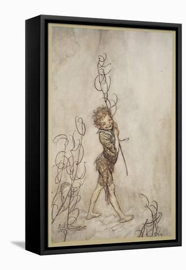 Lord, What Fools These Mortals Be!, Illustration from 'Midsummer Nights Dream'-Arthur Rackham-Framed Premier Image Canvas