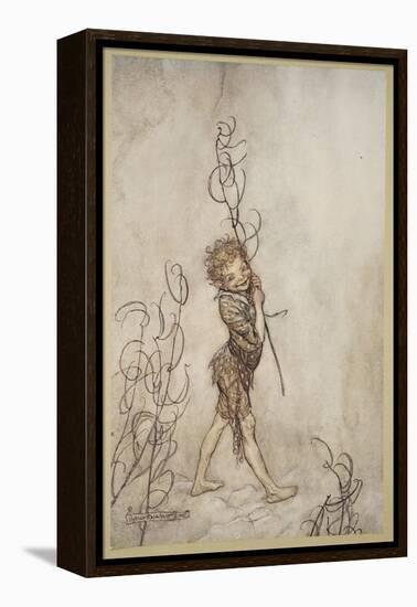 Lord, What Fools These Mortals Be!, Illustration from 'Midsummer Nights Dream'-Arthur Rackham-Framed Premier Image Canvas