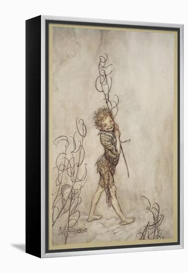 Lord, What Fools These Mortals Be!, Illustration from 'Midsummer Nights Dream'-Arthur Rackham-Framed Premier Image Canvas