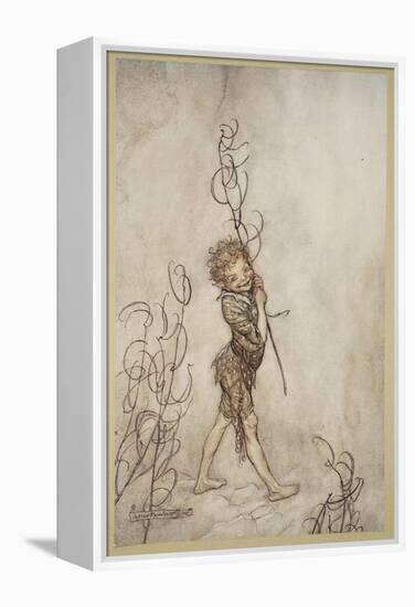 Lord, What Fools These Mortals Be!, Illustration from 'Midsummer Nights Dream'-Arthur Rackham-Framed Premier Image Canvas