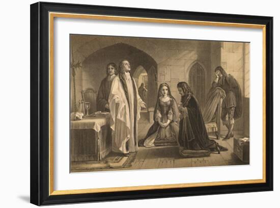 'Lord William Russell Receiving the Sacrament', 1886-Robert Anderson-Framed Giclee Print