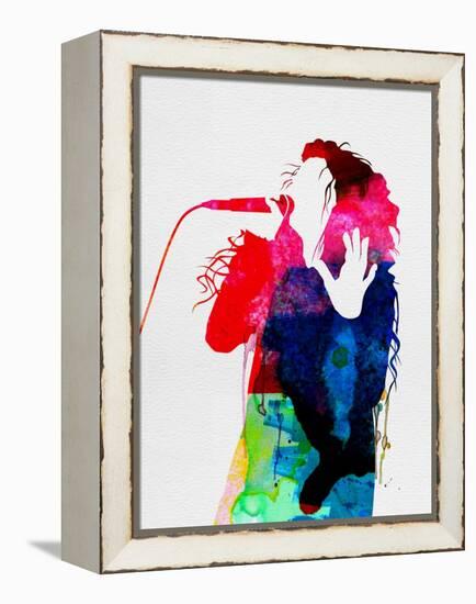 Lorde Watercolor-Lora Feldman-Framed Stretched Canvas