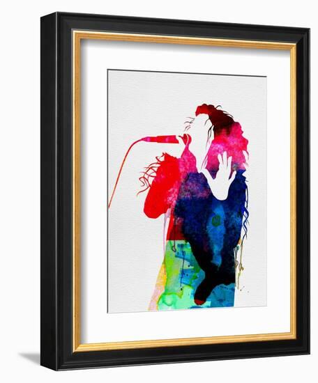 Lorde Watercolor-Lora Feldman-Framed Art Print