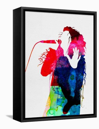 Lorde Watercolor-Lora Feldman-Framed Stretched Canvas