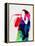 Lorde Watercolor-Lora Feldman-Framed Stretched Canvas