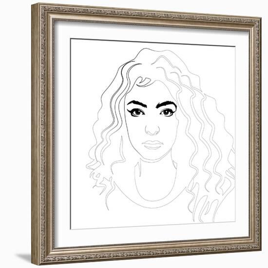 Lorde-Logan Huxley-Framed Art Print