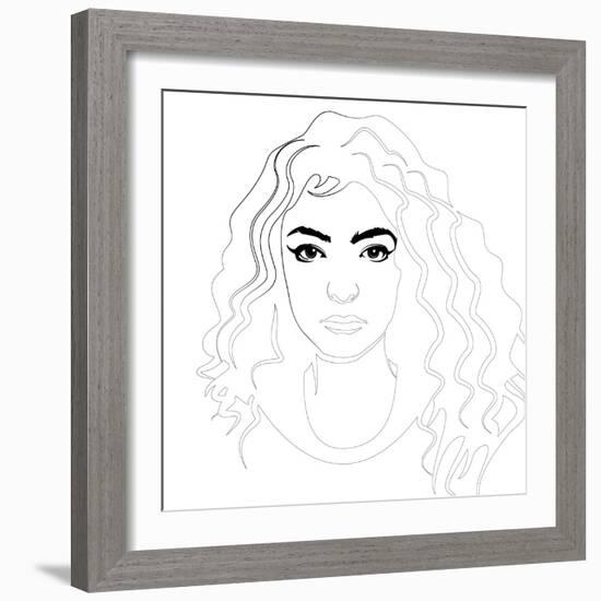 Lorde-Logan Huxley-Framed Art Print