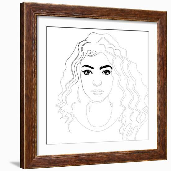 Lorde-Logan Huxley-Framed Art Print