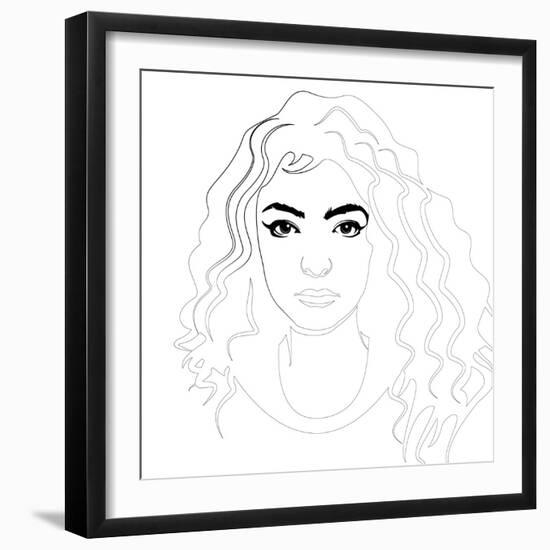 Lorde-Logan Huxley-Framed Art Print