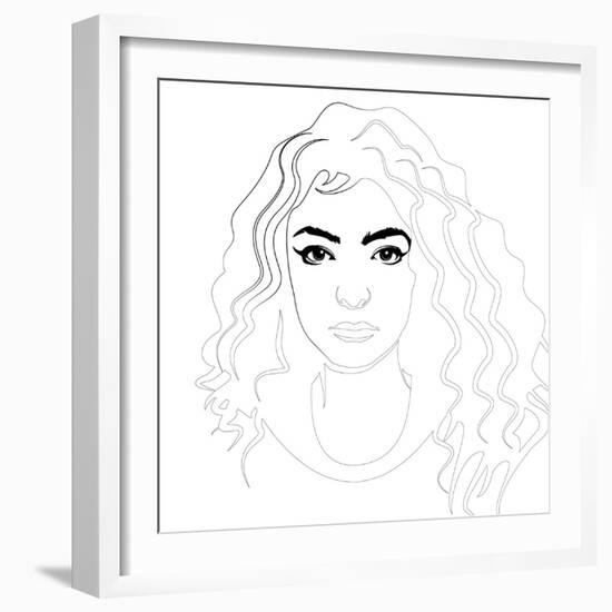 Lorde-Logan Huxley-Framed Art Print