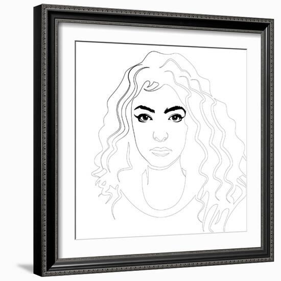 Lorde-Logan Huxley-Framed Art Print