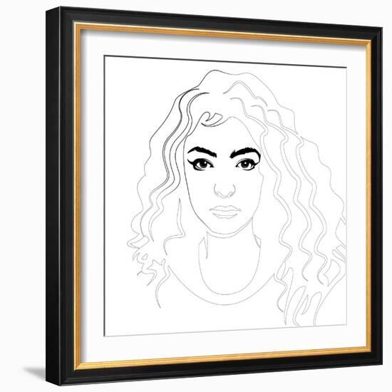 Lorde-Logan Huxley-Framed Art Print