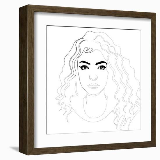 Lorde-Logan Huxley-Framed Art Print