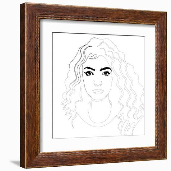 Lorde-Logan Huxley-Framed Art Print