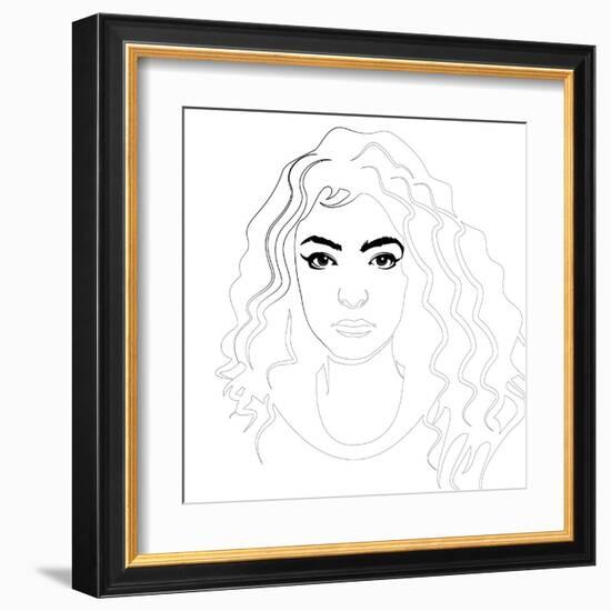 Lorde-Logan Huxley-Framed Art Print