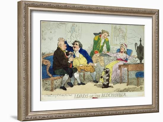 Lords of the Bedchamber, 1784-null-Framed Giclee Print