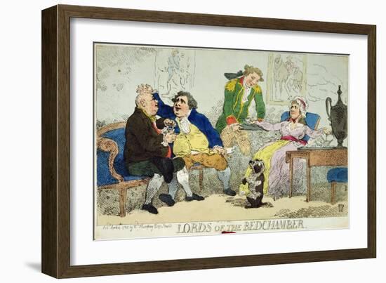 Lords of the Bedchamber, 1784-null-Framed Giclee Print