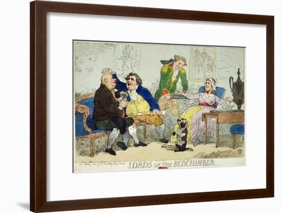 Lords of the Bedchamber, 1784-null-Framed Giclee Print