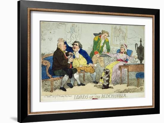 Lords of the Bedchamber, 1784-null-Framed Giclee Print